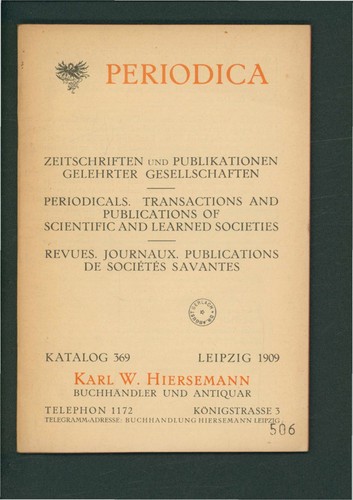Periodica zeitschriften und - periodica,