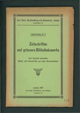 Zeitschriften und grössere