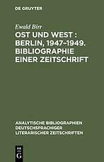 Ost und west berlin - ost,