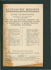 Klinische Medizin. Bücher und