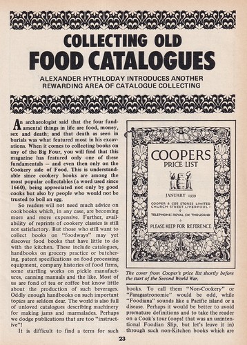 Menus markets memories - markets, &