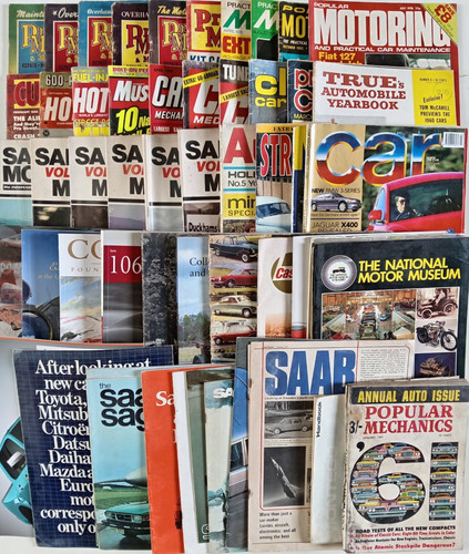 Various vintage car magazines - various,