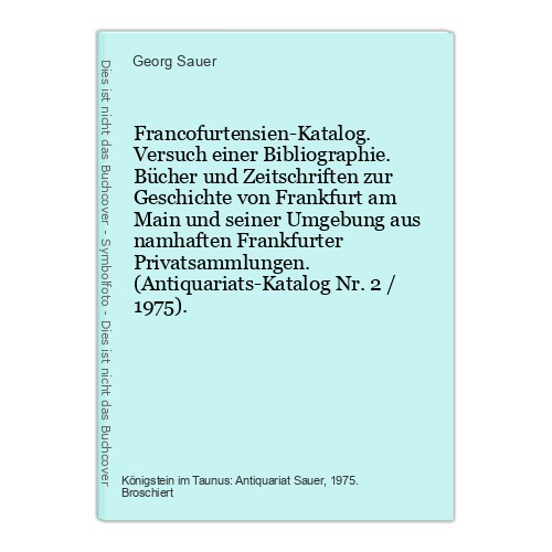 Francofurtensien-Katalog